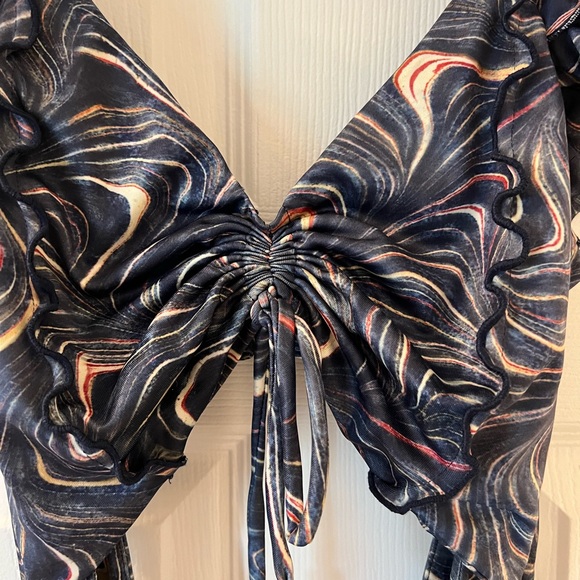 Sea NY Women’s Amara cutout One Piece, Multi color, sample size S/4 - Picture 4 of 14